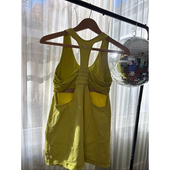 Lululemon Yellow Turbo Tank - Picture 2 of 5